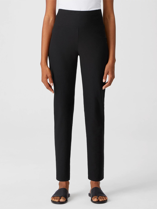 Washable Stretch Crepe High Waisted Pant