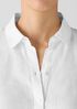 Organic Handkerchief Linen Classic Collar Short Shirt