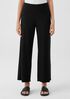 Stretch Jersey Knit Wide-Leg Pant