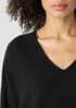 Organic Linen Cotton V-Neck Top