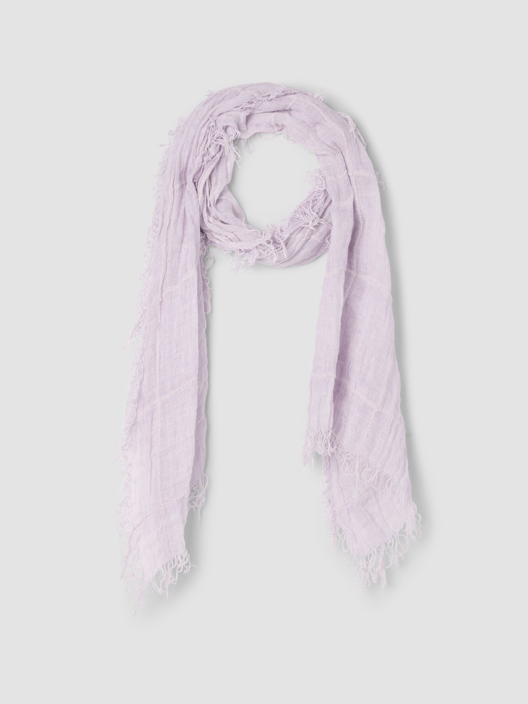 Organic Linen Cotton Squares Scarf