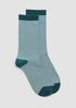 Micro Stripe Cotton Trouser Sock