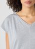Organic Linen Jersey V-Neck Tee