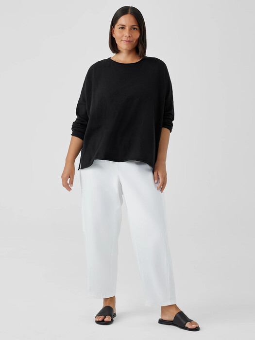 Cotton Hemp Stretch Lantern Pant