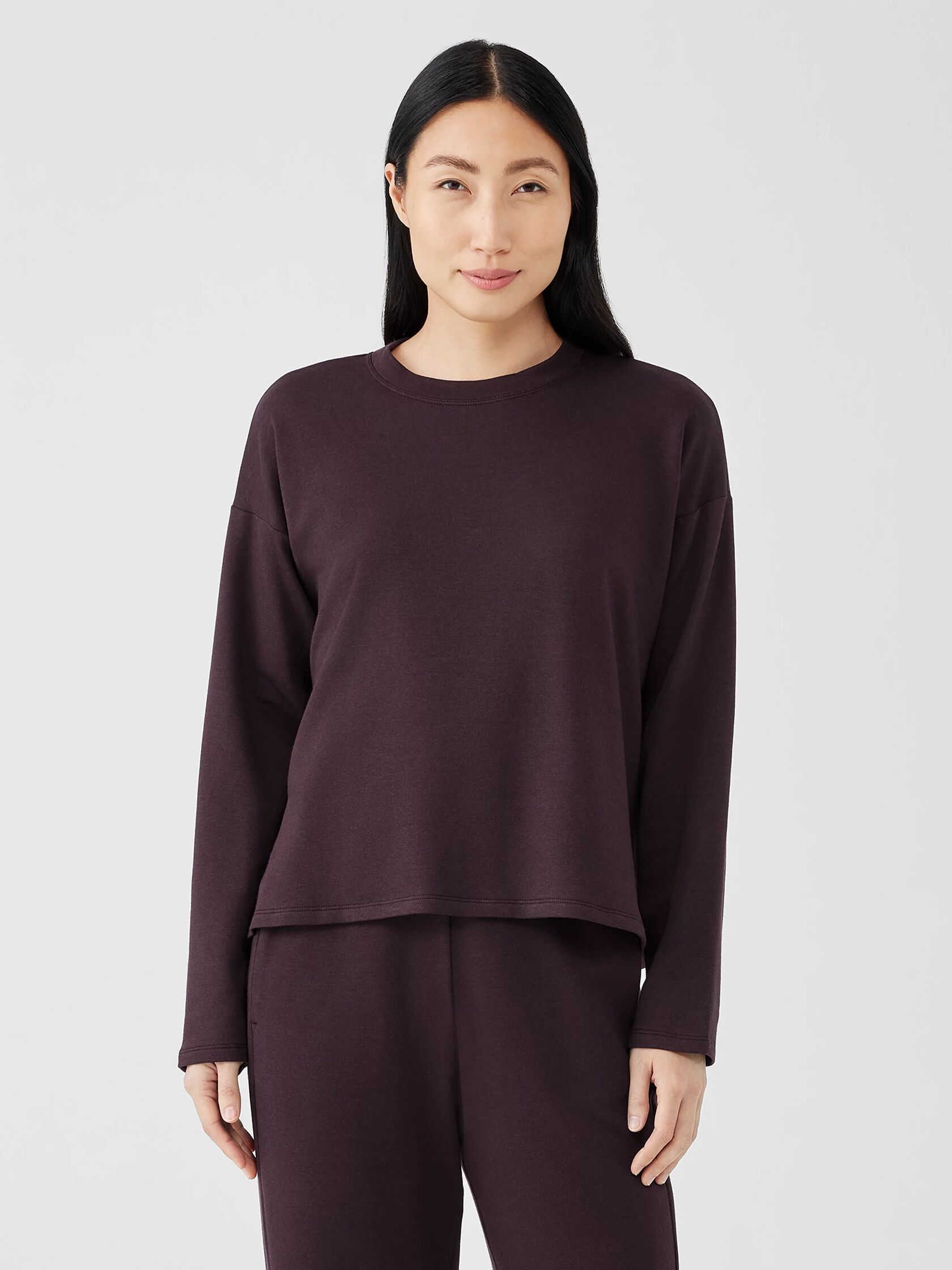 Cozy Brushed Terry Hug Box-Top