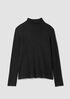 Superfine Merino Turtleneck Top in Regenerative Wool