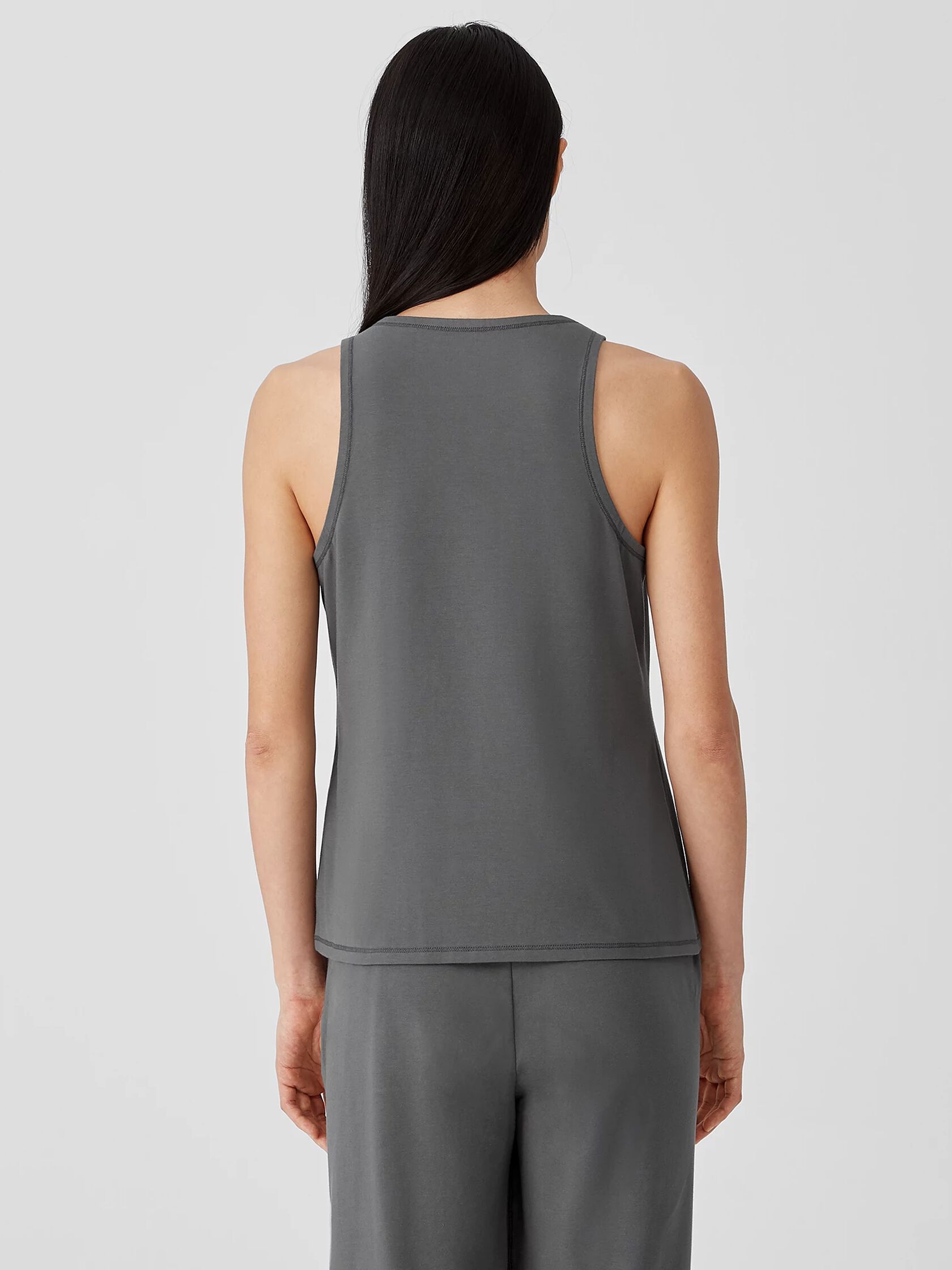 Traceable Organic Cotton Jersey Round Neck Tank