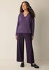 Chenille Blend V-Neck Top
