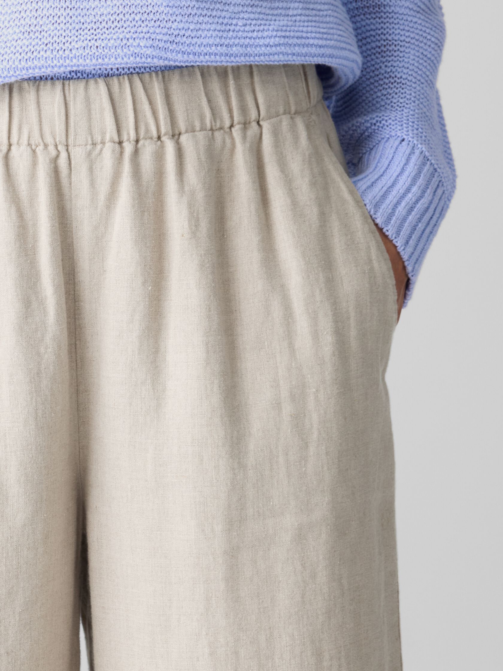 Organic Linen Wide-Leg Pant