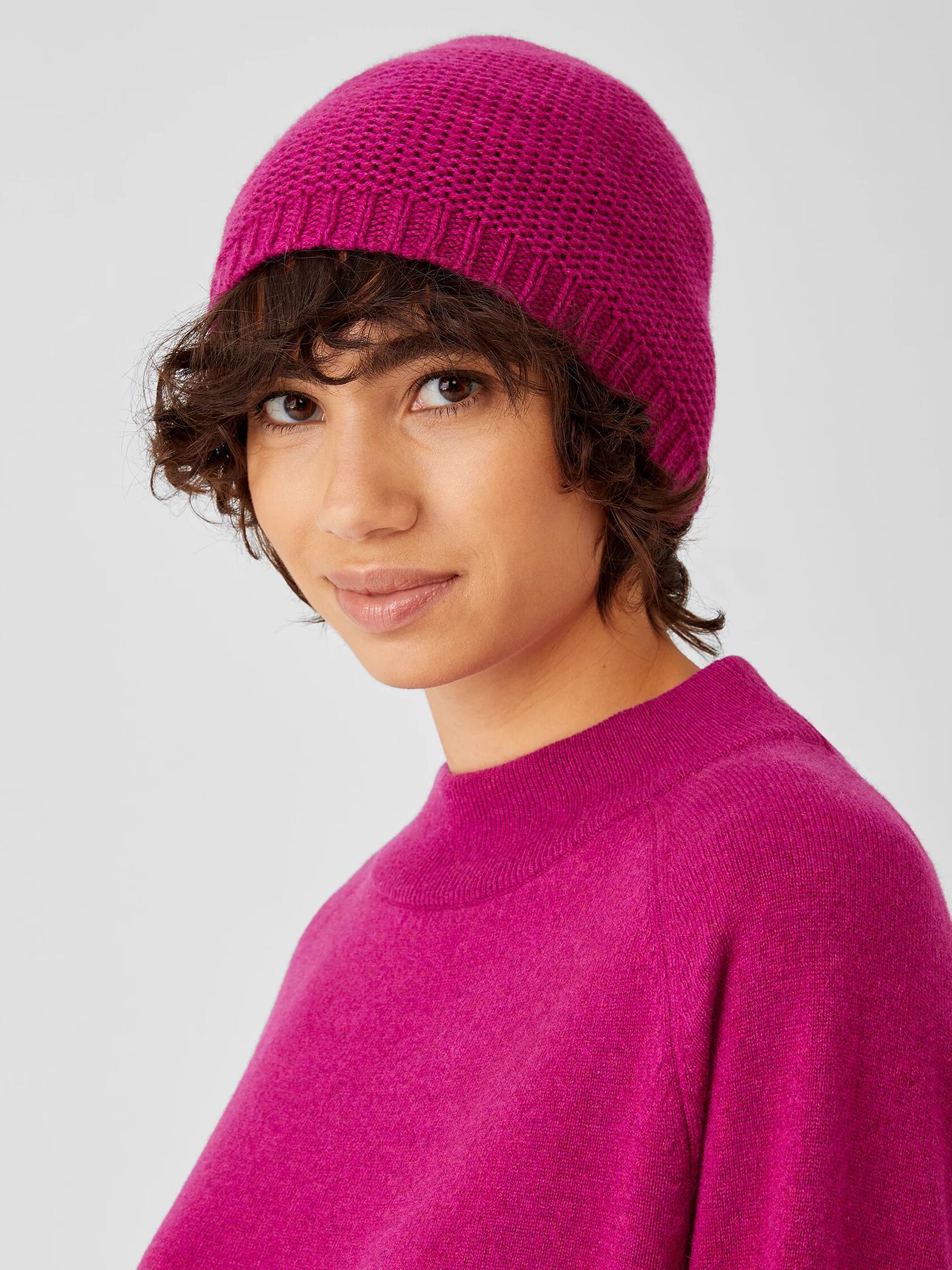 Recycled Cashmere Wool Hat | EILEEN FISHER