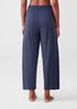 Cozy Organic Cotton Interlock Wide-Leg Pant