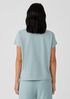 Organic Pima Cotton Jersey V-Neck Tee