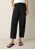 Cotton Blend Stripe Stitch Lantern Pant