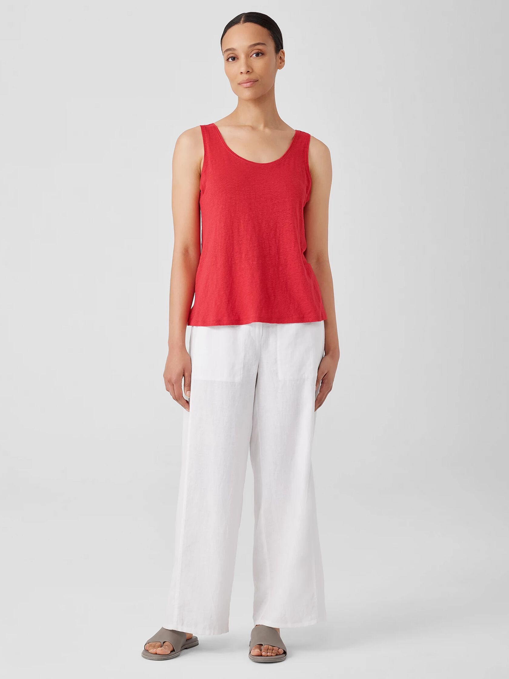 Organic Linen Jersey Tank