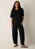 Stretch Jersey Knit Lantern Pant