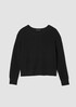 Cotton and Recycled Cashmere Thermal Crew Neck Top