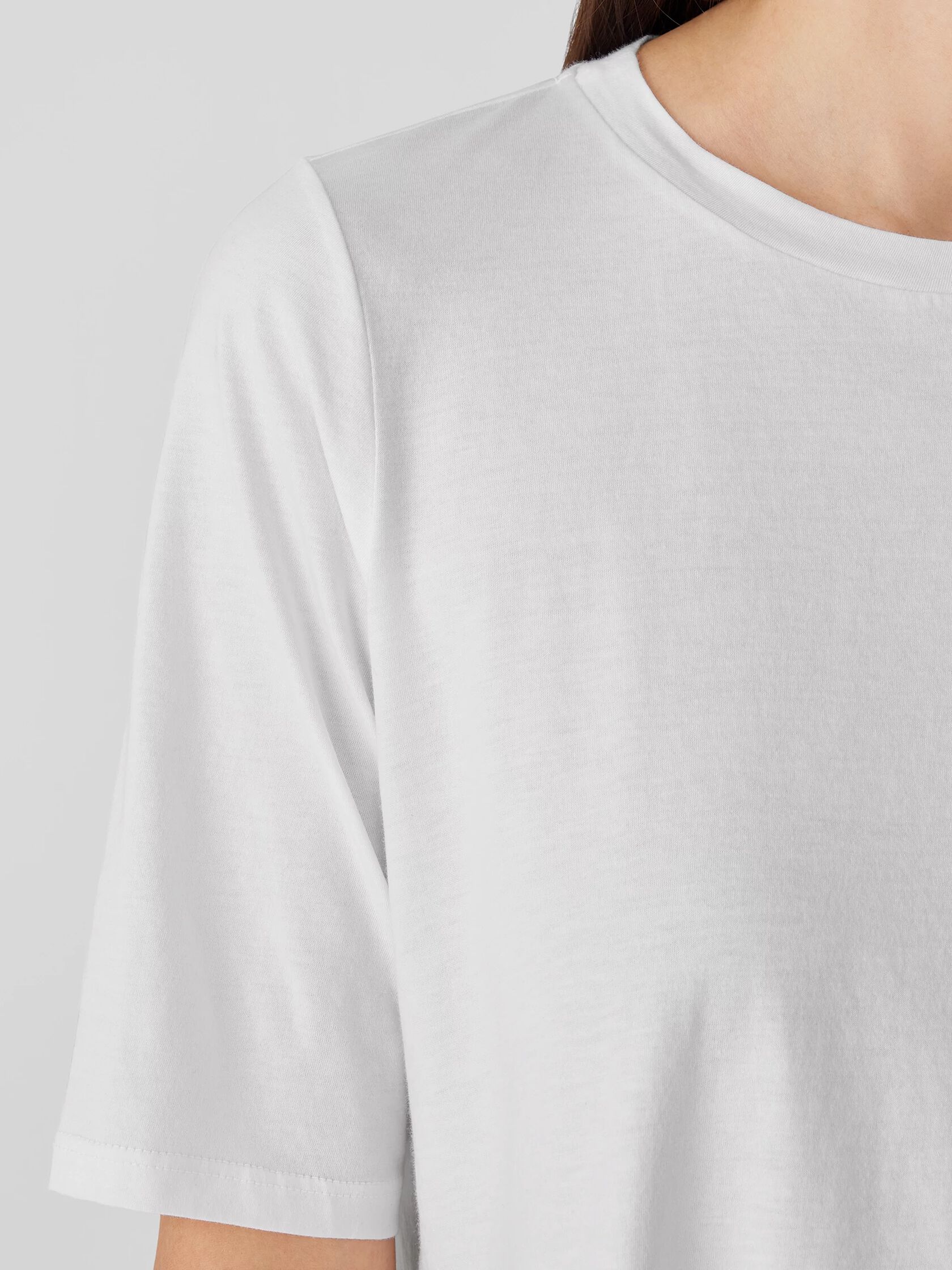 Organic Pima Cotton Jersey Long Tee