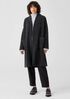Boucle Wool Knit Long Coat