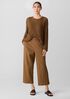 Organic Cotton Pucker Straight Pant