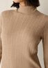 Superfine Merino Turtleneck Top in Regenerative Wool