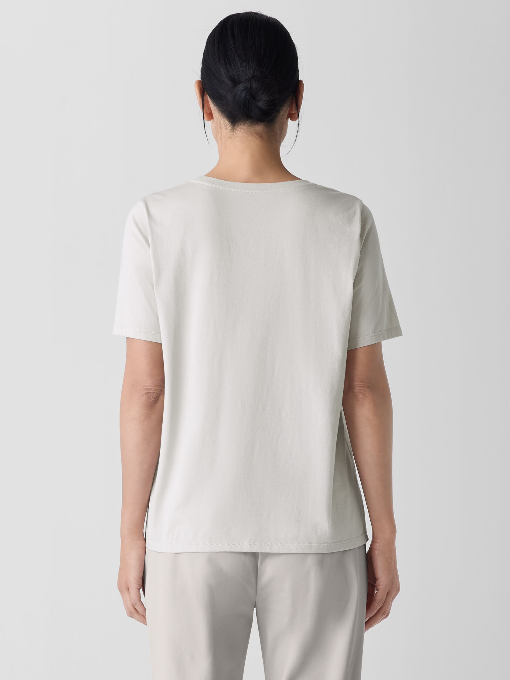 Organic Pima Cotton Jersey Round Neck Tee