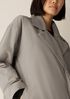 Light Cotton Nylon Padded Trench Coat