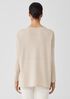 Organic Linen Cotton Jersey Round Neck Top