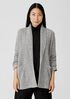 Organic Cotton Terry Shawl Collar Jacket