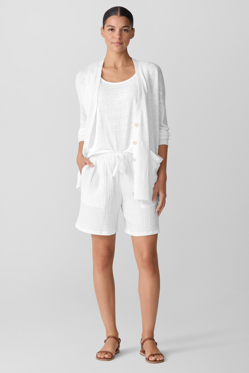 Organic Cotton Lofty Gauze Walking Shorts Organic Cotton Lofty Gauze Walking Shorts