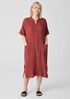 Organic Cotton Gauze Mandarin Collar Dress