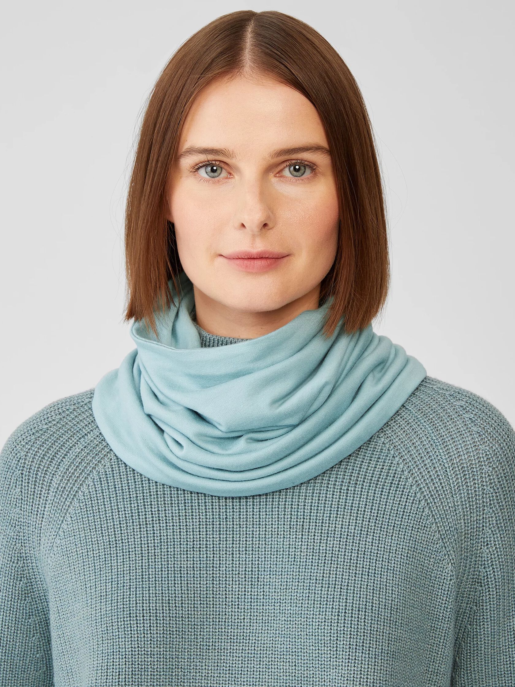 Cozy Brushed Terry Infinity Scarf