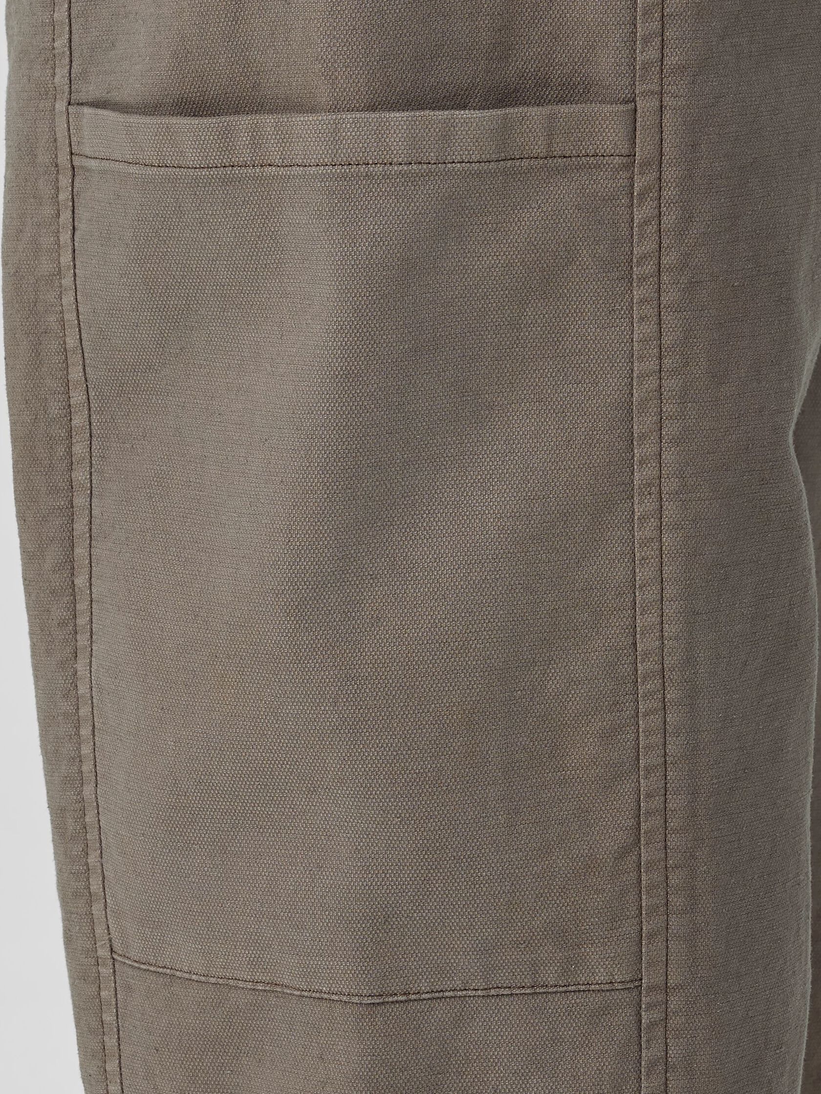 Cotton Hemp Stretch Lantern Pant