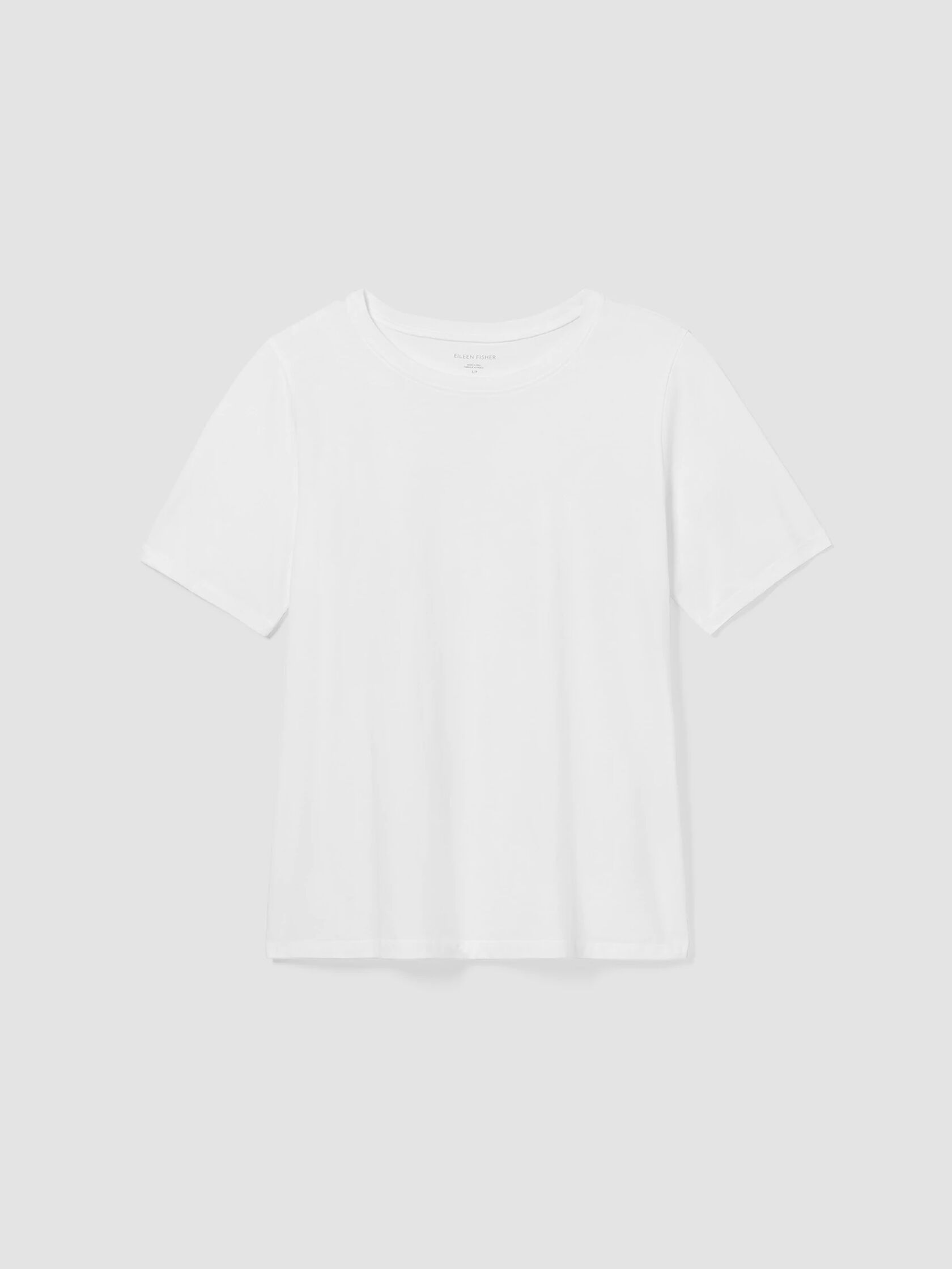 Organic Pima Cotton Jersey Round Neck Tee