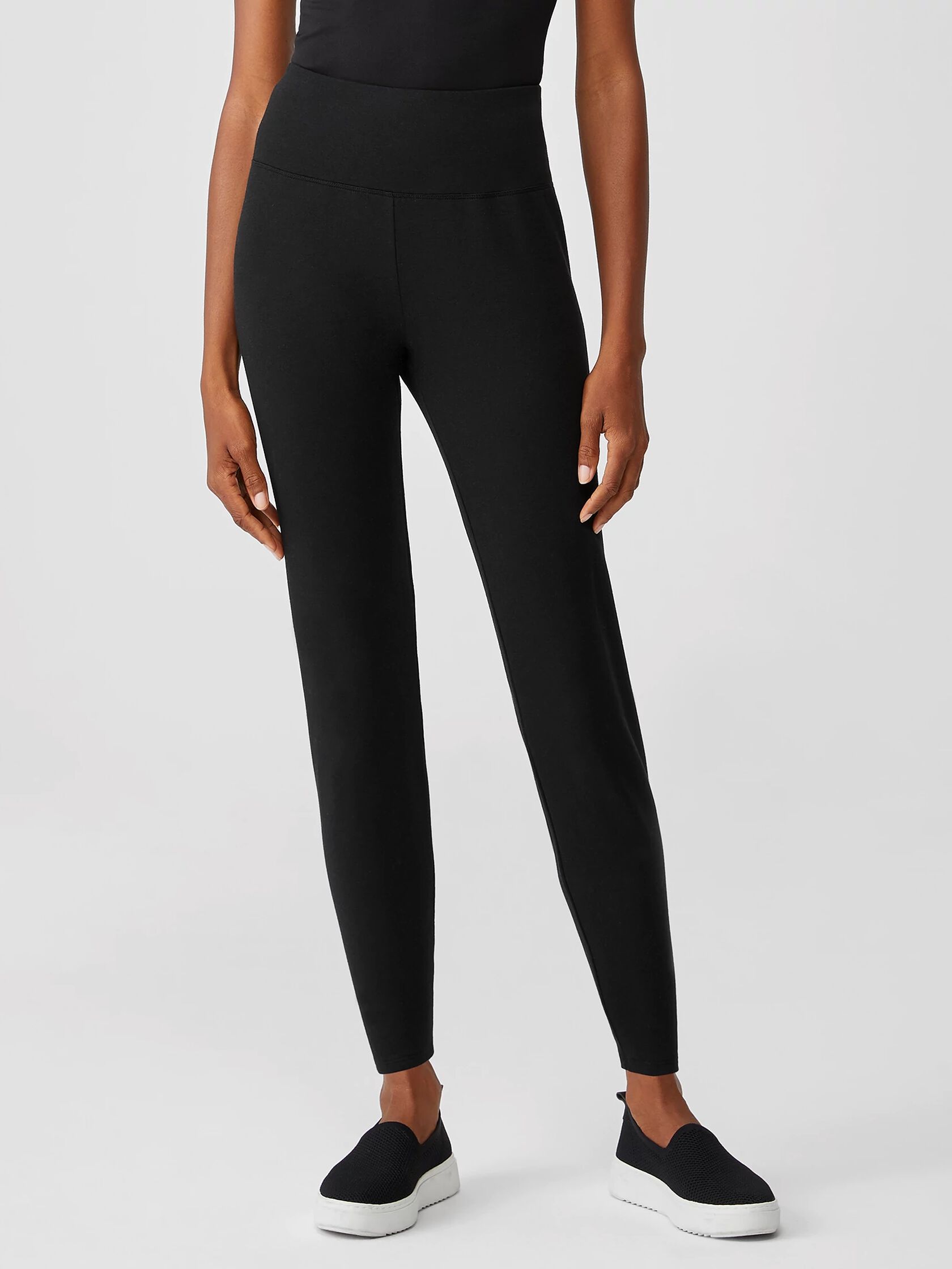 Cozy Brushed Terry High-Waisted Leggings