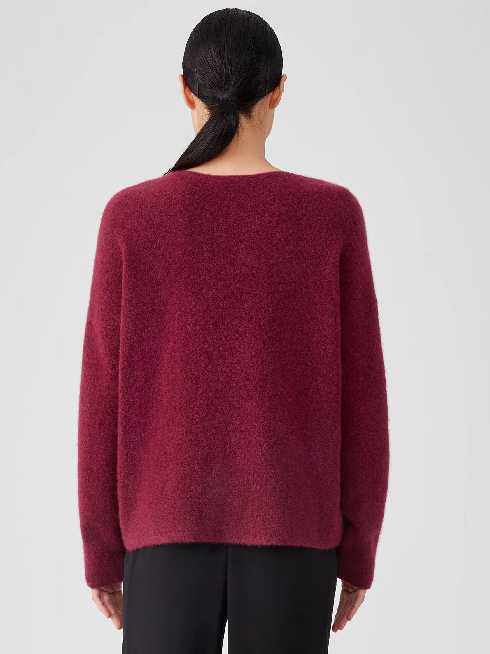 Cashmere Silk Bliss Crew Neck Top