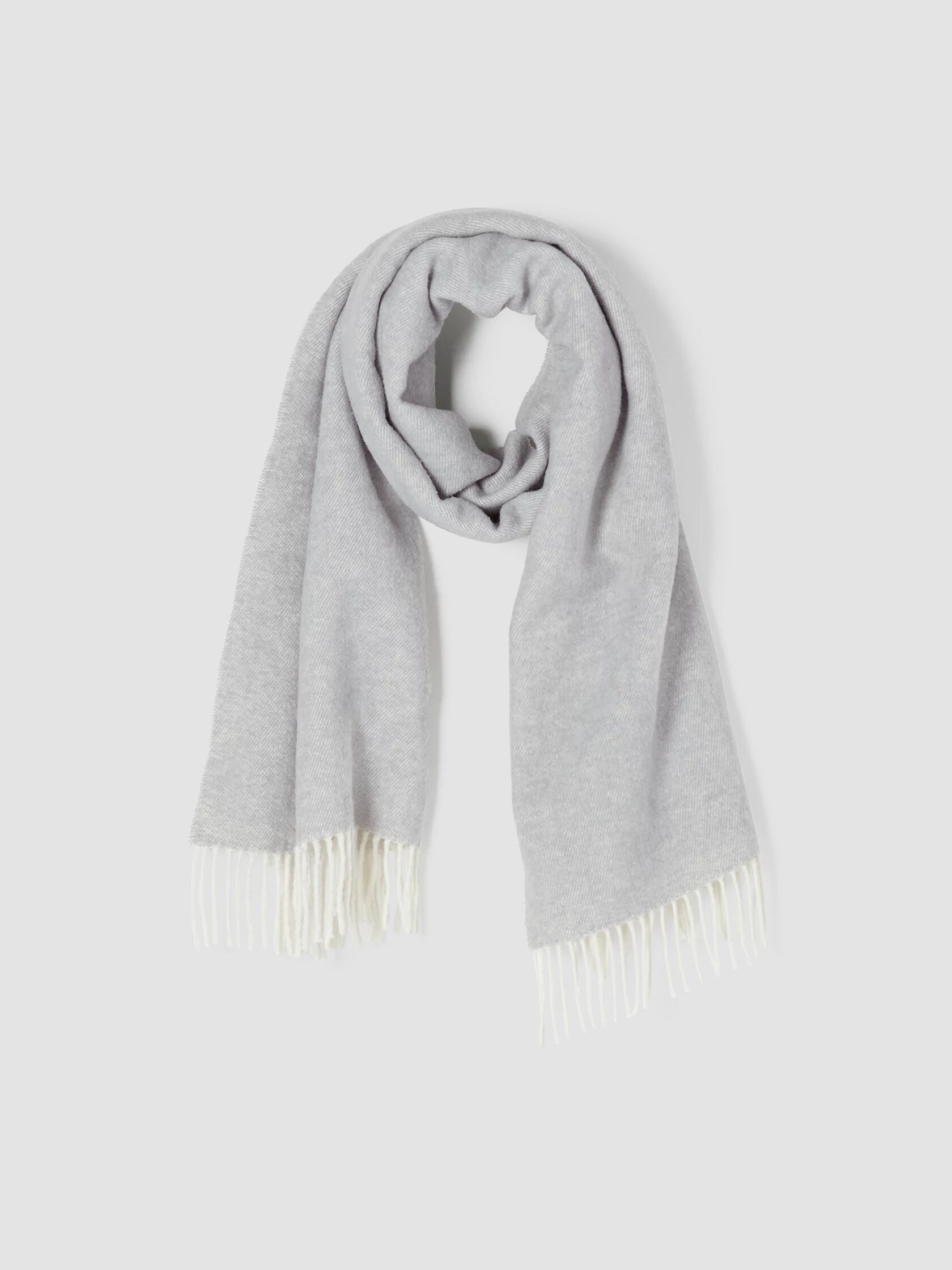 Brushed Recycled Cotton Cashmere Scarf