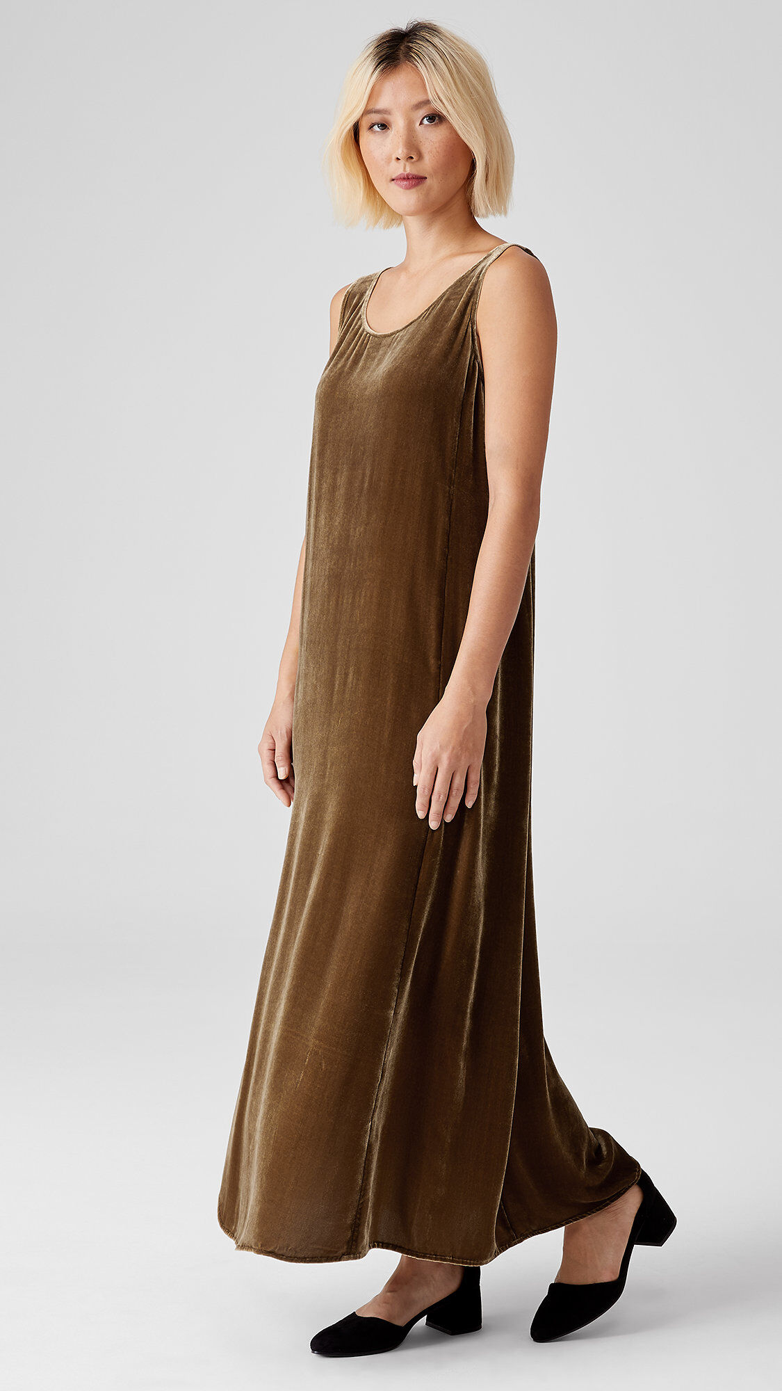 Eileen fisher velvet dress cheap