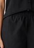 Washed Organic Cotton Poplin Wide-Leg Pant