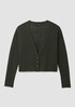 Organic Linen Cotton Cropped Cardigan