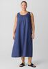 Organic Linen Scoop Neck Dress