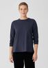 Organic Pima Cotton Jersey Long-Sleeve Tee