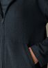 Organic Cotton Boucle Knit Hooded Jacket