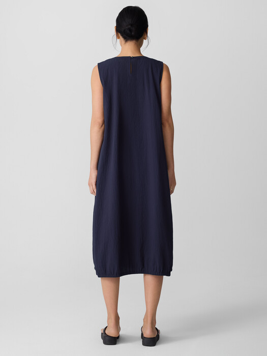Organic Cotton Pucker Lantern Dress