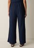 Woven Pliss&eacute; Wide-Leg Pant