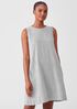 Organic Cotton Linen Ticking Stripe Dress