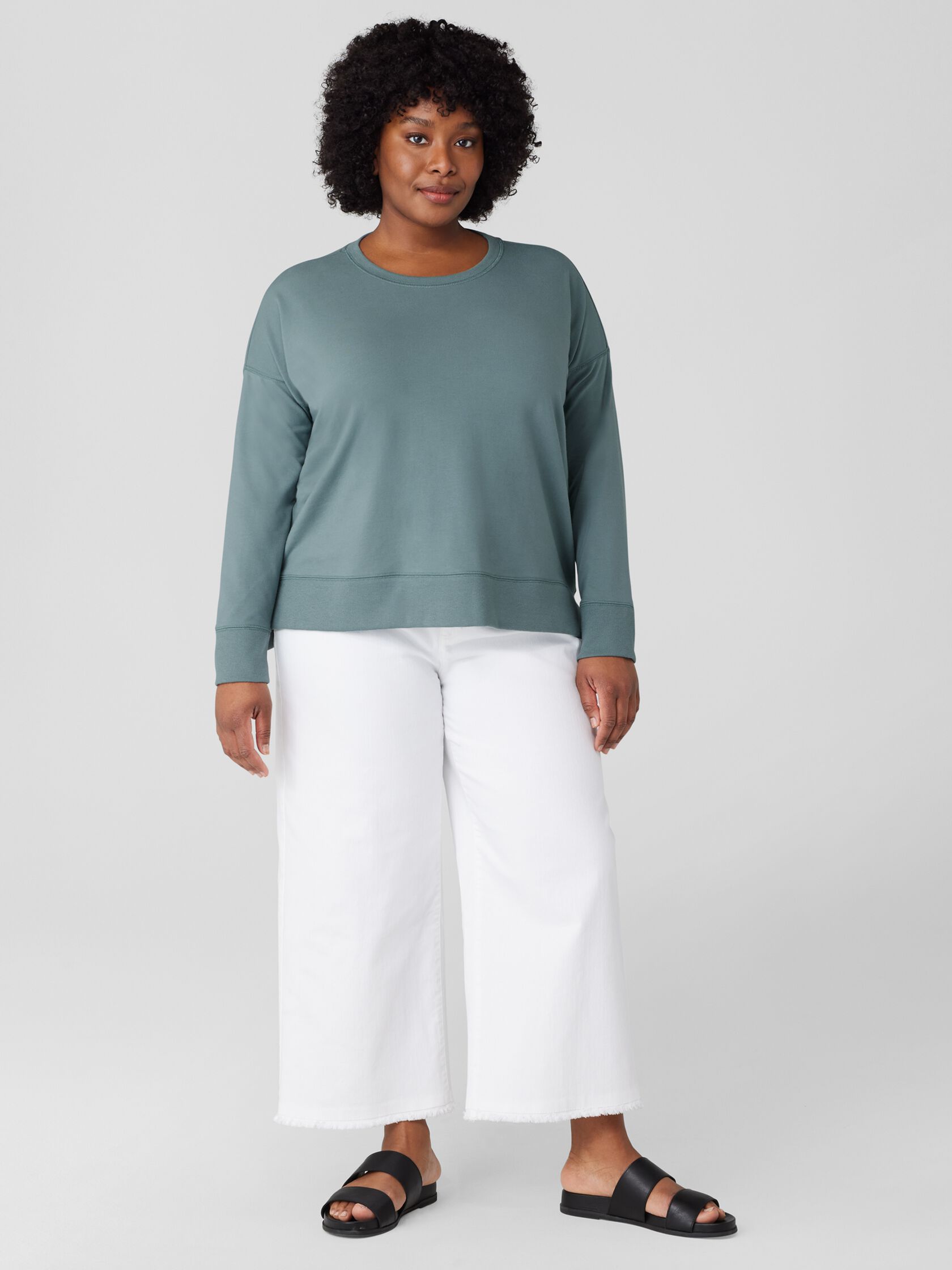 Pima Cotton Stretch Jersey Box-Top