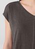 Organic Linen Jersey V-Neck Tee