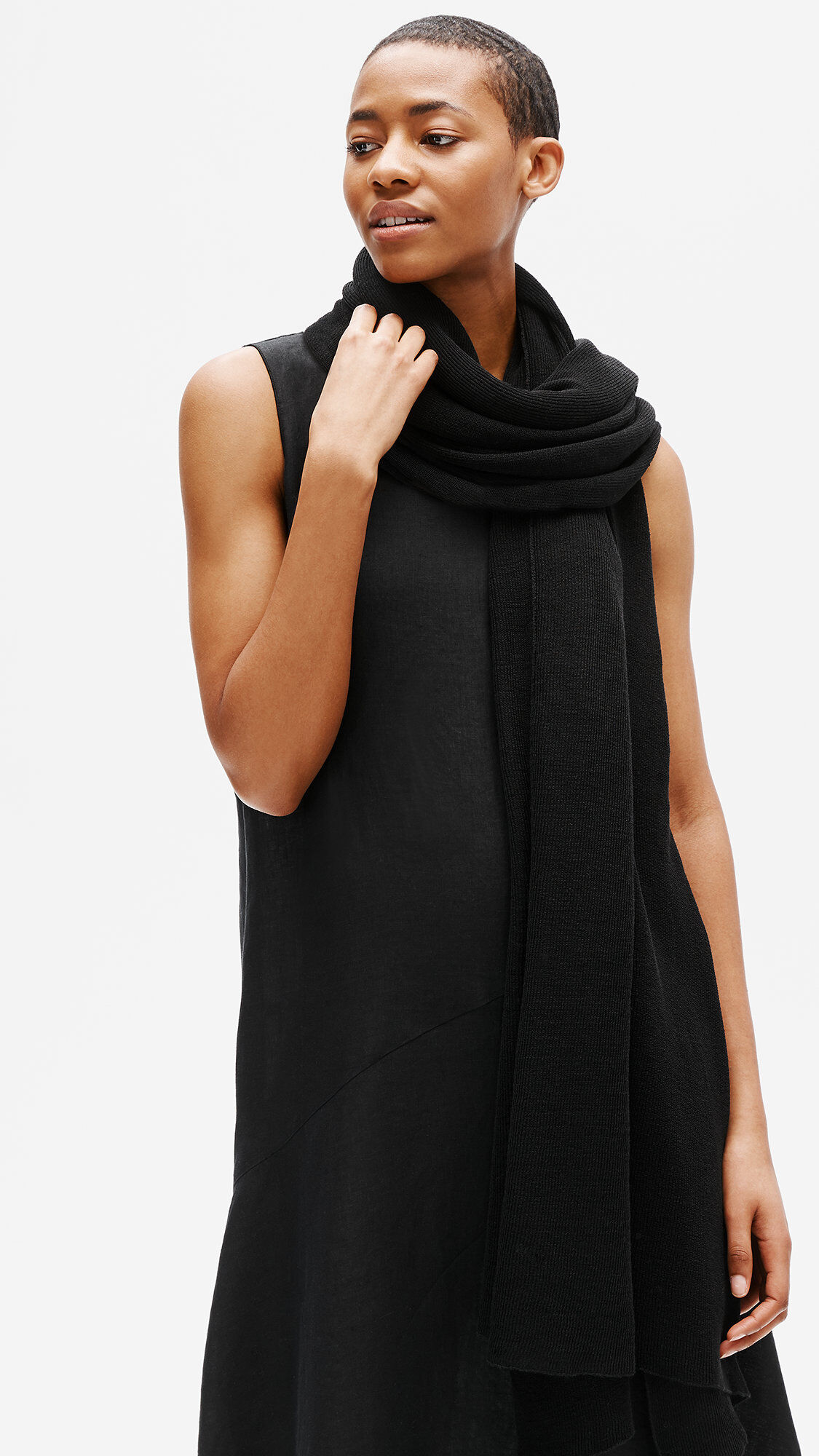 Organic Linen Crepe Wrap