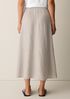 Organic Linen Half-Circle Skirt
