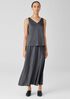 Stretch Silk Charmeuse Bias Skirt